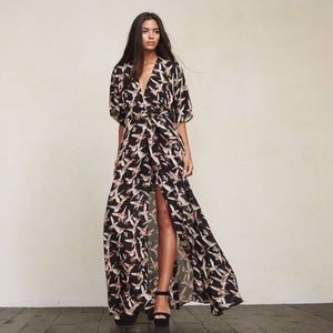 Reformation Winslow Dress Hummingbird Size S